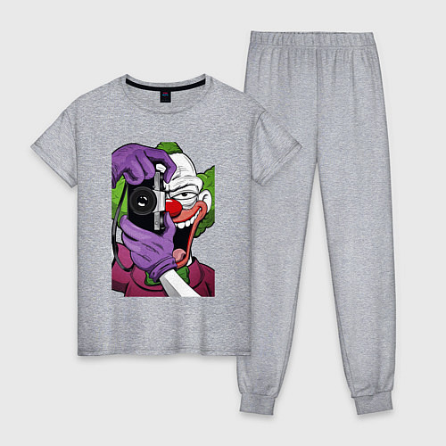 Женская пижама Krusty photographer / Меланж – фото 1