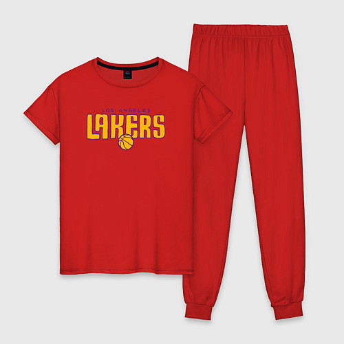 Женская пижама NBA Lakers / Красный – фото 1