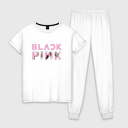 Женская пижама Blackpink logo Jisoo Lisa Jennie Rose