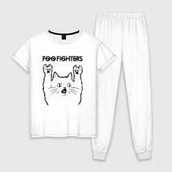 Женская пижама Foo Fighters - rock cat