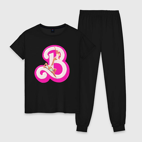 Женская пижама Барби и Кен / Черный – фото 1