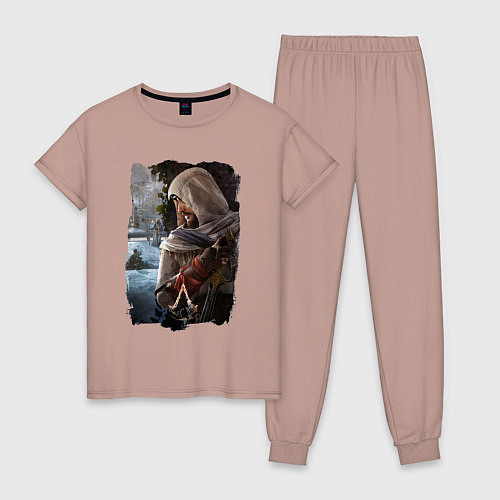 Женская пижама Assassins Creed Mirage Асасин Крид Мираж / Пыльно-розовый – фото 1