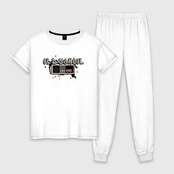 Женская пижама Old school game