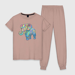 Женская пижама Beautiful elephant