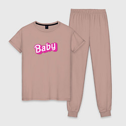 Женская пижама Baby: pink barbie style