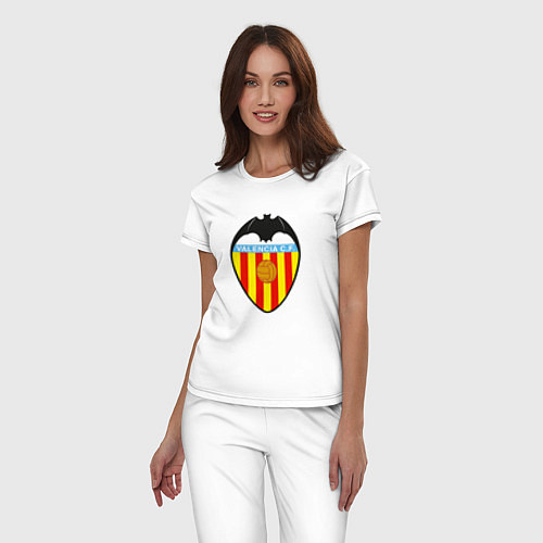 Женская пижама Valencia fc sport / Белый – фото 3
