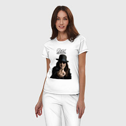 Пижама хлопковая женская Ozzy Osbourne fist, цвет: белый — фото 2