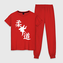 Женская пижама Дзюдо - иероглифы