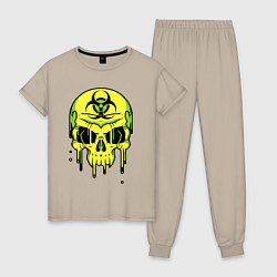Женская пижама Biohazard skull