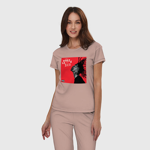 Женская пижама Wlole lotta / Пыльно-розовый – фото 3