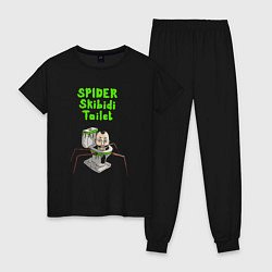 Женская пижама Spider skibidi tualet