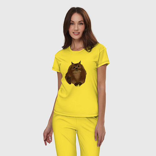 Женская пижама Детеныш Медвесыча / Желтый – фото 3