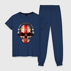 Женская пижама England music skull