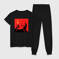 Женская пижама Lenin in red