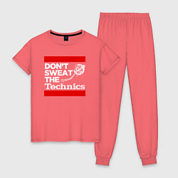 Женская пижама Dont sweat the Technics