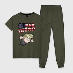Женская пижама Супер Трамп