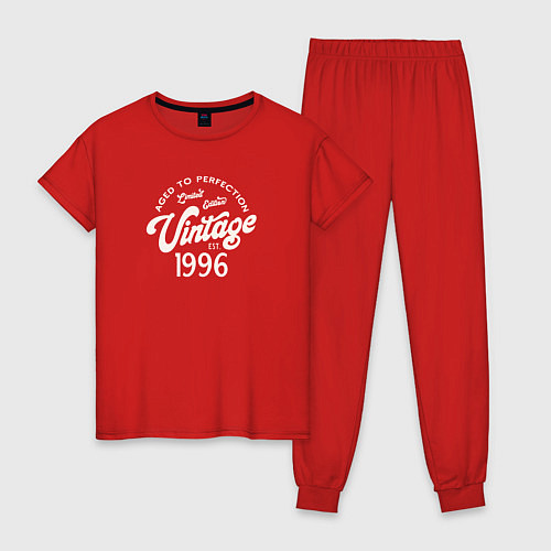 Женская пижама 1996 год - выдержанный до совершенства / Красный – фото 1