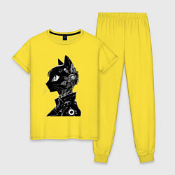 Женская пижама Кибер кошечка - аниме