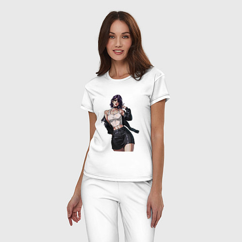 Женская пижама Модная Резе - Chainsaw man / Белый – фото 3