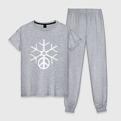 Женская пижама Peace snow