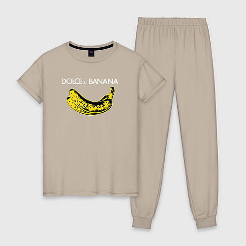 Женская пижама Dolce Banana / Миндальный – фото 1