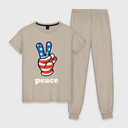 Женская пижама USA peace