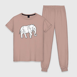 Женская пижама Elephant