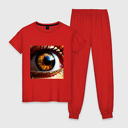 Женская пижама Золотой карий глаз в стиле стимпанк