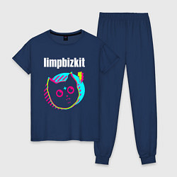 Женская пижама Limp Bizkit rock star cat