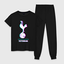 Женская пижама Tottenham FC в стиле glitch