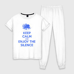Женская пижама Keep calm and enjoy the silence