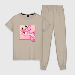 Женская пижама Розовая пантера из мультфильма