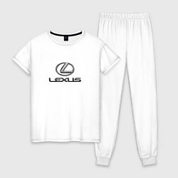 Женская пижама Lexus авто бренд лого