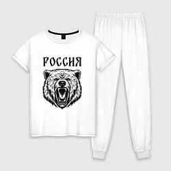 Женская пижама Медведь Россия