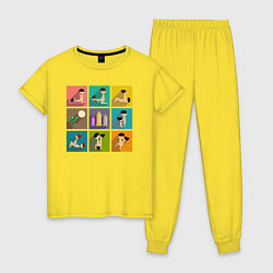 Женская пижама Позы камасутры