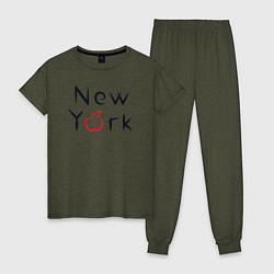 Женская пижама New York apple