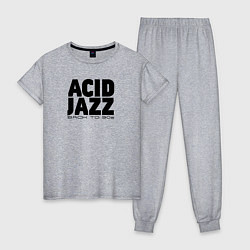 Женская пижама Acid jazz in black
