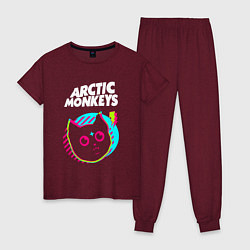 Женская пижама Arctic Monkeys rock star cat