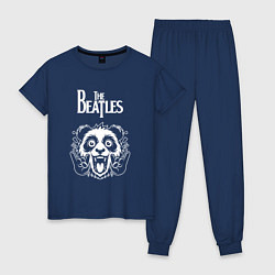 Женская пижама The Beatles rock panda