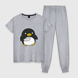 Женская пижама Линукс пингвин