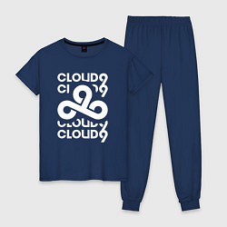 Женская пижама Cloud9 - in logo