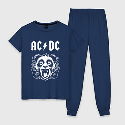 Женская пижама AC DC rock panda