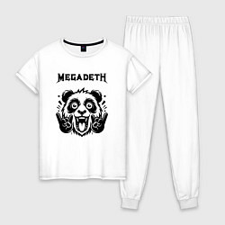 Женская пижама Megadeth - rock panda