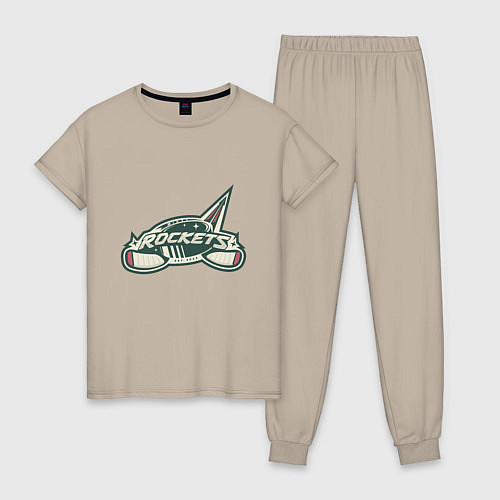 Женская пижама Rockets Minsk Hockey 2023 / Миндальный – фото 1