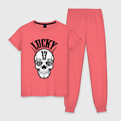 Женская пижама Lucky skull