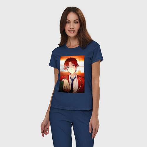 Женская пижама Киётака Аянокоджи / Тёмно-синий – фото 3