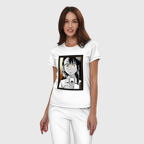 Женская пижама Не издевайся Нагаторо Хаясэ / Белый – фото 3