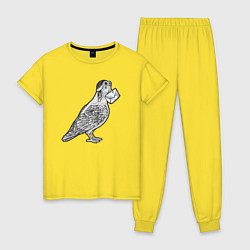 Женская пижама Голубь почтарь