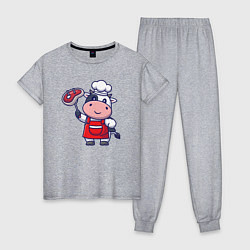 Женская пижама Коровка повар