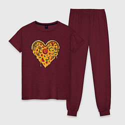 Женская пижама Pizza heart